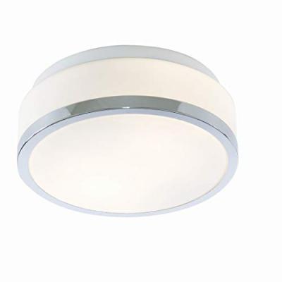 Plafonnier Flush IP44, &Oslash; 23&nbsp;cm, chrom&eacute;