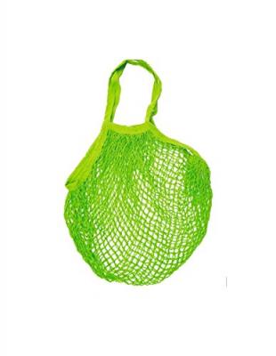 Sidebag filet coton vert anis 40 x 40