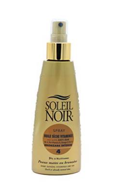 SOLEIL NOIR Huile s&egrave;che vitamin&eacute;e bronzage intense SPF4 spray 150ml