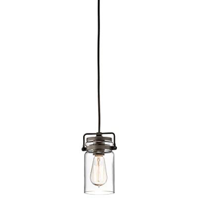 Suspension en verre Brinley &agrave; 1 lampe