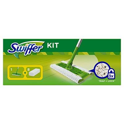 Kit balai Swiffer + 8 lingettes Dry