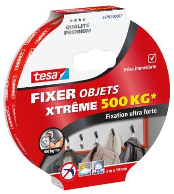 Ruban adh&eacute;sif double face xtreme - 500kg - 5m x 19mm