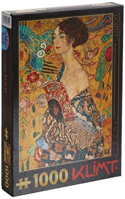 Klimt Gustav - Femme &agrave; l'&eacute;ventail (d&eacute;tail)