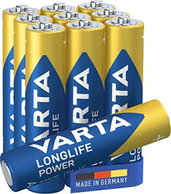 Pack 10 Piles Varta Alkali High Energy AAA
