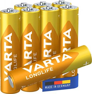 Varta Piles 1x8 Longlife Aaa Lr 3 One Size Blue