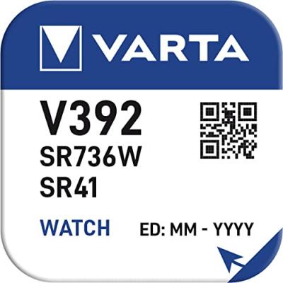 Pile montre argent 1.55v sr41 varta 1