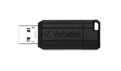 Verbatim Micro-cl&eacute; USBPinStripe de 64 Go - noire