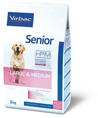 Virbac Veterinary HPM Vet Dog Senior M/L Nourriture pour Chien 3 kg