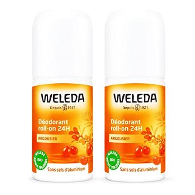 Weleda ARGOUSIER - D&eacute;odorant 24H Roll-On Bio, 2x50ml