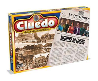 CLUEDO Jeu de soci&eacute;t&eacute; meurtre au Louvre