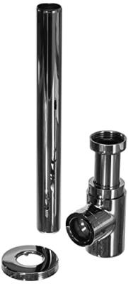 Lineis mini siphon de lavabo design en laiton chrom&eacute;