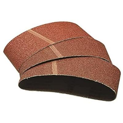 wolfcraft 9 bandes abrasives 76x457