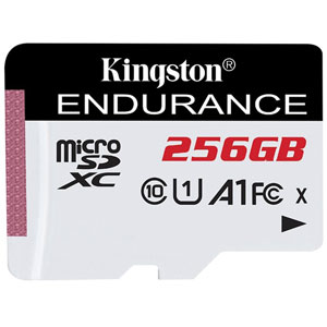 Kingston High Endurance microSDXC95R-45W C10 A1 UHS-I SDCE-256GB