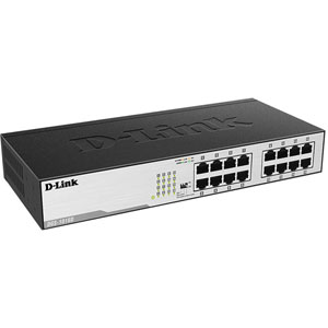 D-Link DGS 1016D - Commutateur - 16 x 10/100/1000 - de bureau