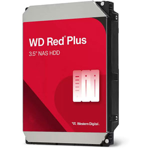 Disque dur interne Western Digital WD Red Plus WD40EFZZ 4 To Rouge