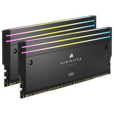Corsair Dominator Titanium RGB DDR5 - Kit d'&eacute;clairage Noir 