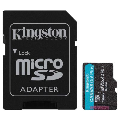 Kingston Carte M&eacute;moire Microsdxc Canvas Go Plus Gen4 A2 U3 V30 512gb