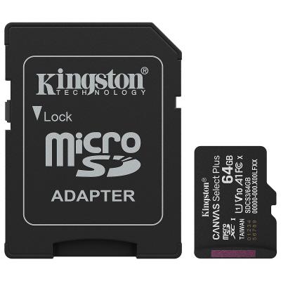 Kingston Canvas Select Plus 64 GB MicroSDXC, Carte m&eacute;moire