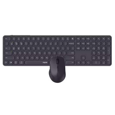 Pack Clavier/Souris Rapoo 9810M - Noir 