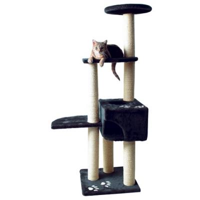 Trixie - 43867 - Arbre &agrave; chat ""Alicante"" - Anthracite - 142 cm