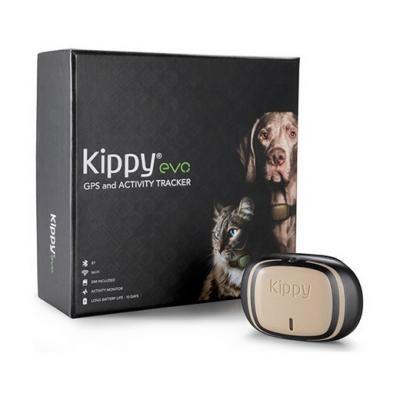 Balise de localisation GPS Kippy Evo brown wood
