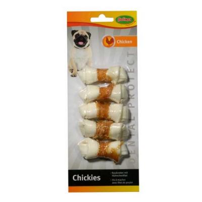 Bubimex - Friandises Os Nou&eacute; Blanc Au Poulet Pour Chien - X5