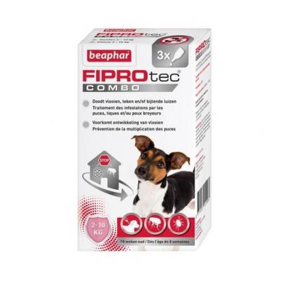 Beapher - fiprotec - pipettes antiparasitaires - petit chien (5-10kg)