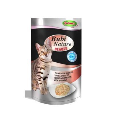 Bubimex P&acirc;t&eacute;e Bubi Nature Beauty Thon Crevettes pour Chat 70g