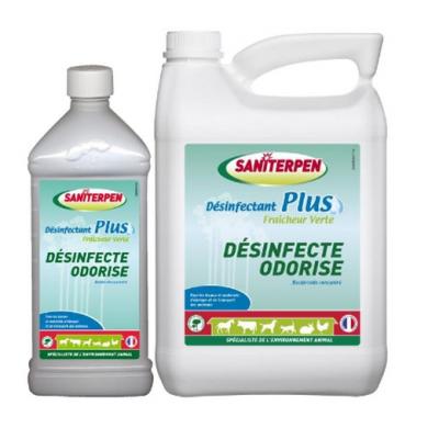 SANITERPEN - D&eacute;sinfectant Plus Fraicheur Verte 5L.