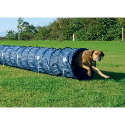 Tunnel Agility,Nylon,Bleu Fonc&eacute;, 60 Cm, 5,00 M 500 cm Trixie