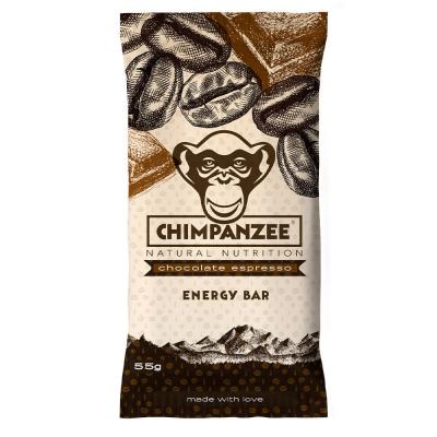 Chimpanzee Chocolate Espresso 55g Energy Bar Marron
