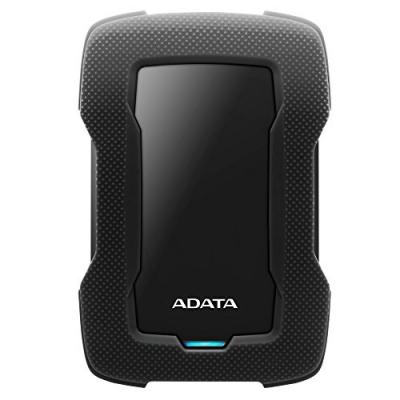 ADATA HD330 - Disque dur - 1 To - externe (portable) - USB 3.1 - AES 256 bits - noir 