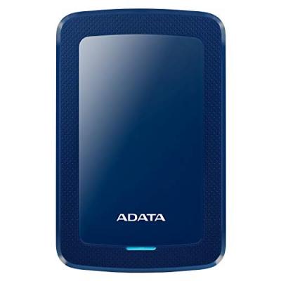 ADATA HV300 - Disque dur - 1 To - externe (portable) - USB 3.1 - AES 256 bits - bleu 