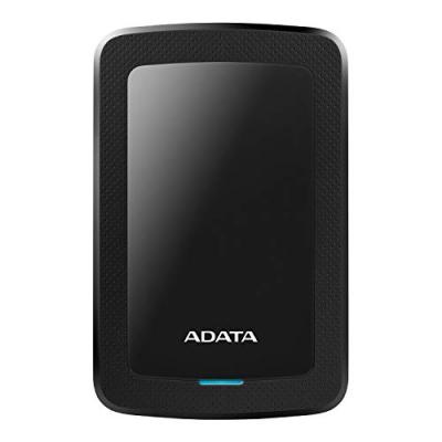 ADATA HV300 - Disque dur - 1 To - externe (portable) - USB 3.1 - AES 256 bits - noir 
