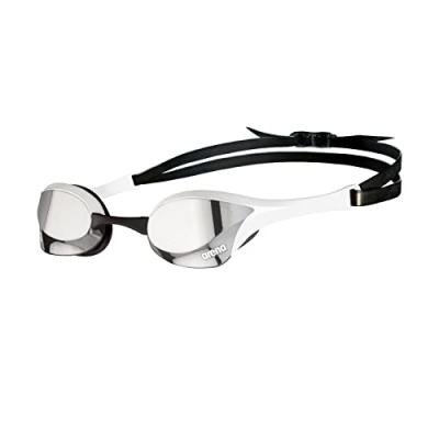 Arena Racing Cobra Ultra Swipe Mirror Swimming Goggles Argent&eacute;
