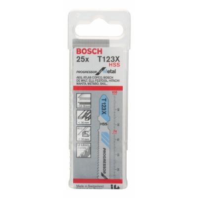 Lame de scie sauteuse T 123 XF Progressor for Metal 25pc