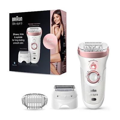 BRAUN EPILATEUR SILK EPIL 9 SENSOSMART 9/720 BLANC
