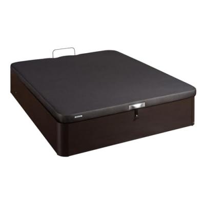 Sommier lit coffre en kit weng&eacute; Bultex Asteroid 160x200