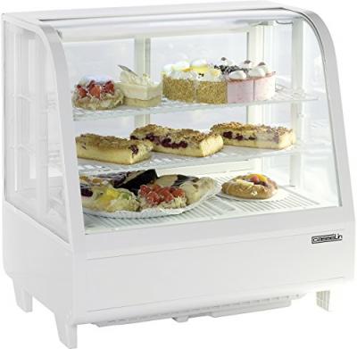 Vitrine R&eacute;frig&eacute;r&eacute;e Patisserie &agrave;&nbsp; Poser - 100 litres Blanche - Casselin 