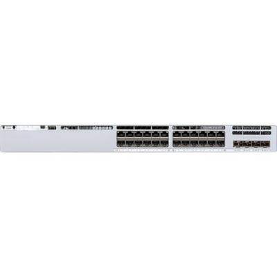 Cisco Catalyst 9300l C9300l-24p-4x-e Switch Argent&eacute;