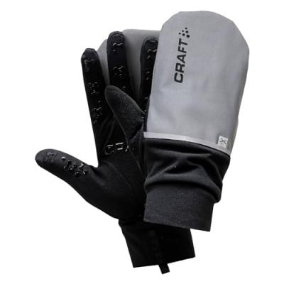 Paire de gants craft hybrid weather argent