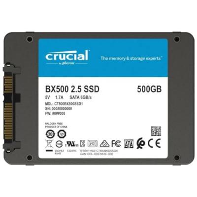 Bx500 500g 2.5' tray *ct500bx500ssd1t CT500BX500SSD1T