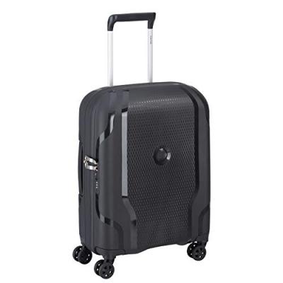 Valise rigide cabine trolley slim Clavel 4R 55 cm Noir Delsey
