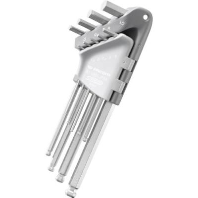Jeu de 9 cl&eacute;s m&acirc;les 83SHST.JP9APB Six pans creux/t&ecirc;te sph&eacute;rique inox