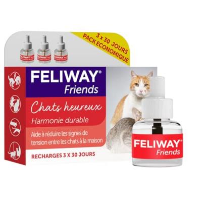 Feliway Friends Recharges pour Diffuseur 3 x 48ml