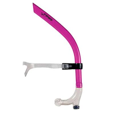 Tuba frontal adulte finis swimmer s snorkel rose
