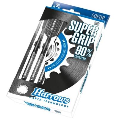 Fl&eacute;chettes HARROWS nylon SUPERGRIP 90% TUNG 16 GR