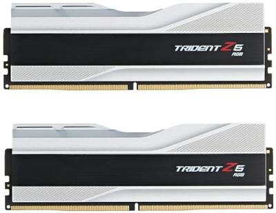 DDR5 G.Skill Trident Z5 RGB Argent - 32 Go (2 x 16 Go) 5600 MHz - CAS 40