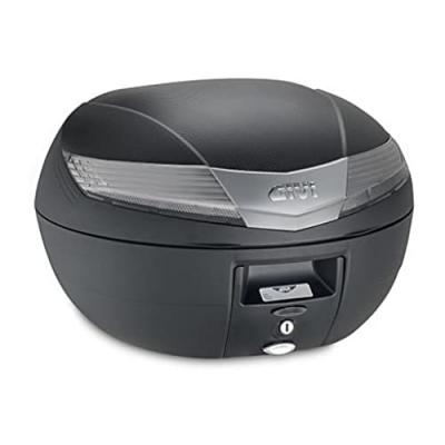 GIVI V40 top case, et valise moto, reflecteurs noir, cache noir