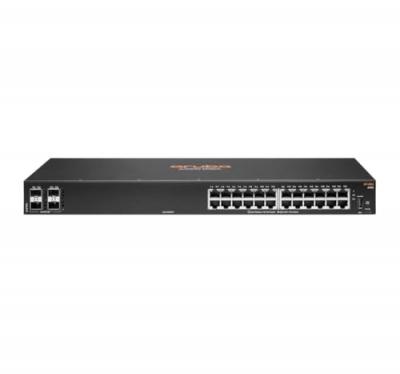 Hpe Aruba 6100 24g 4sfp+ Switchboard 24 Ports Noir